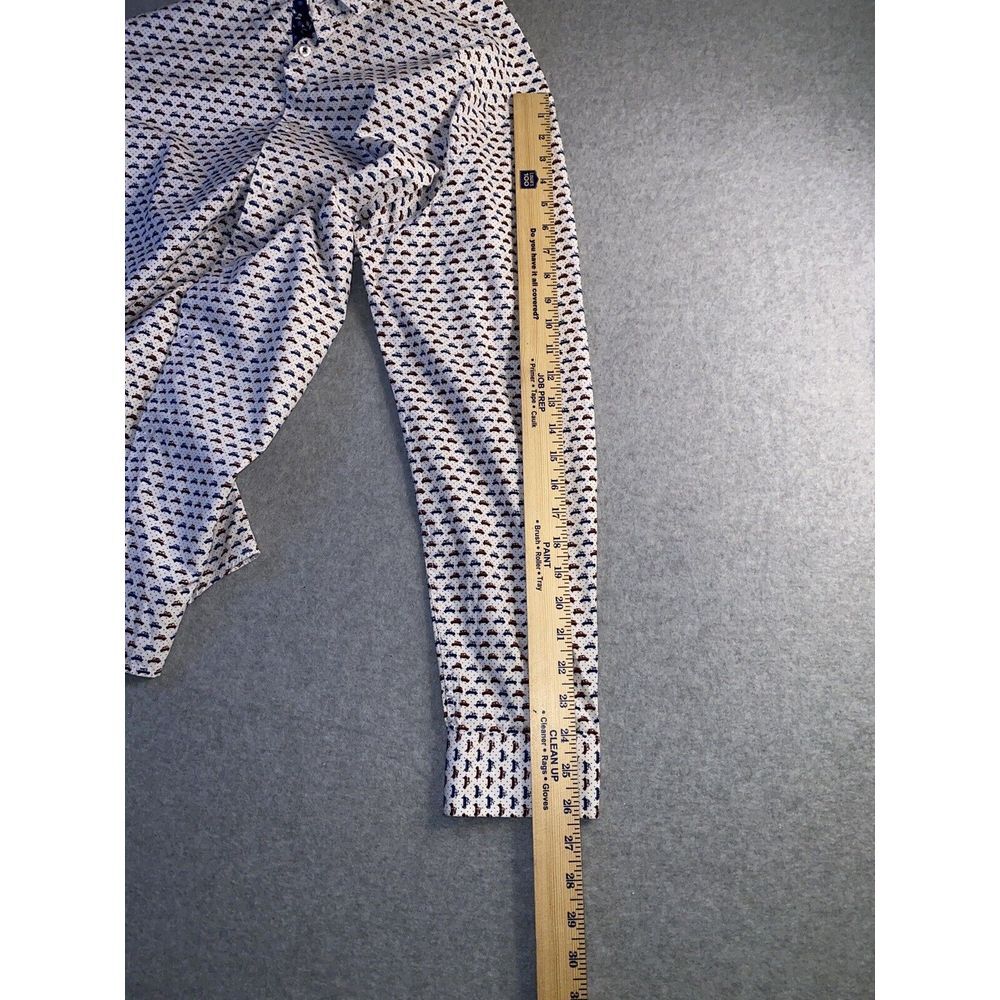 Soul of London Men's Long Sleeves Shirt Button Up White Cars ‎ Size 17.5 - Picture 6 of 7
